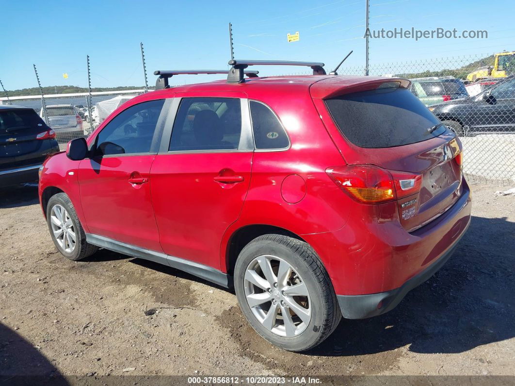 2015 Mitsubishi Outlander Sport 2.4 Es Burgundy vin: 4A4AP3AW8FE056499