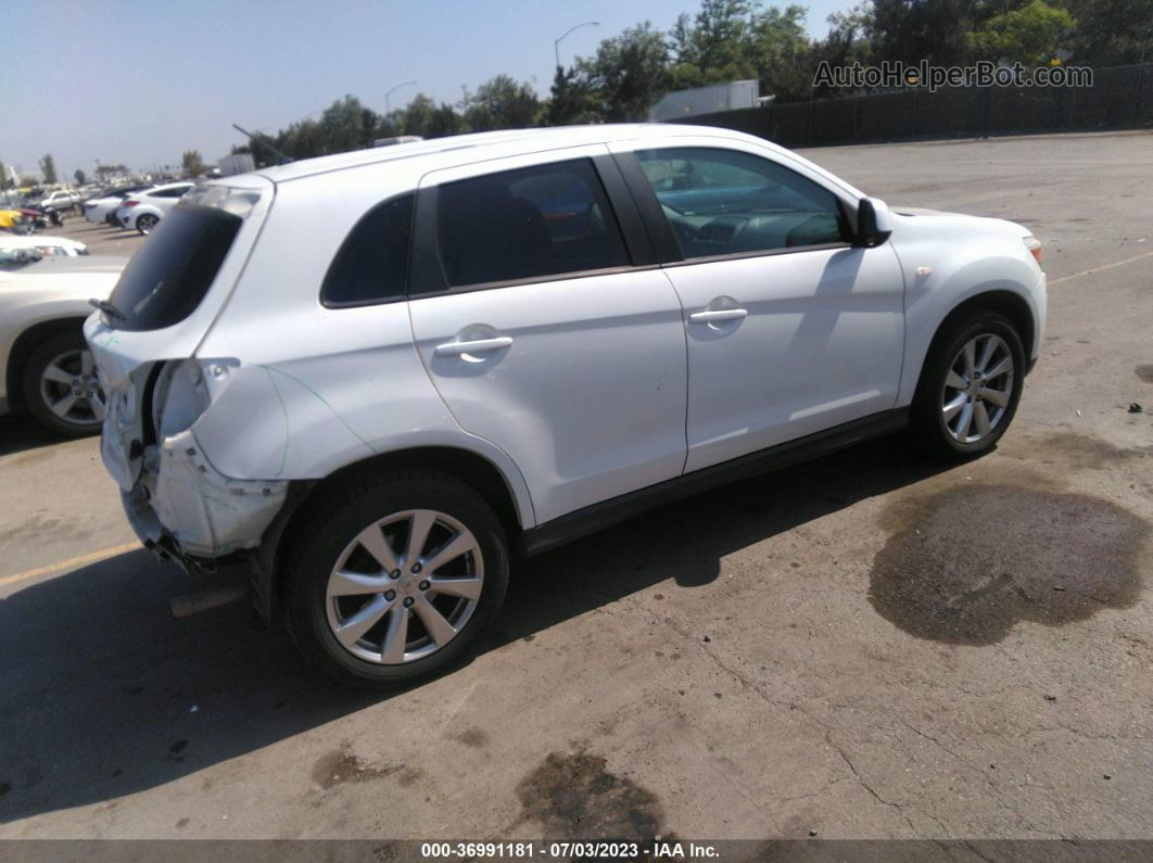 2015 Mitsubishi Outlander Sport 2.4 Es White vin: 4A4AP3AW9FE025519