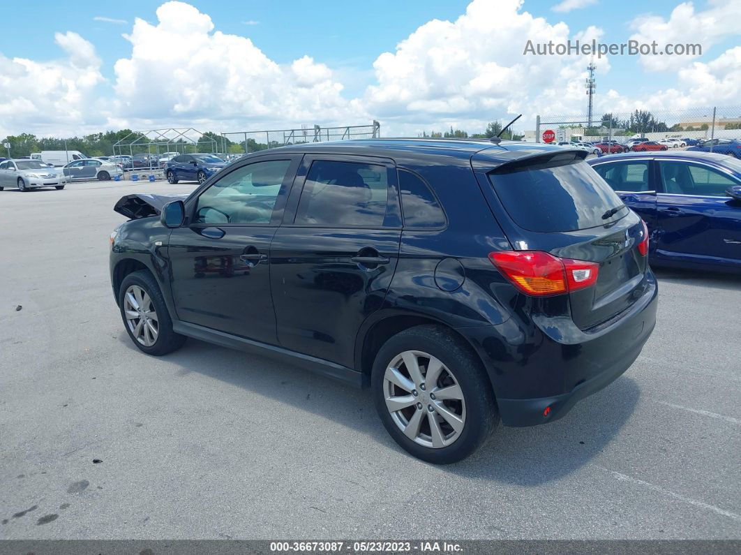 2015 Mitsubishi Outlander Sport Es Черный vin: 4A4AP3AW9FE028324