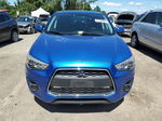 2015 Mitsubishi Outlander Sport Es Blue vin: 4A4AP3AW9FE049531