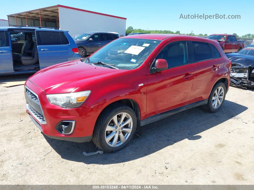 2015 Mitsubishi Outlander Sport Es Red vin: 4A4AP3AWXFE024721