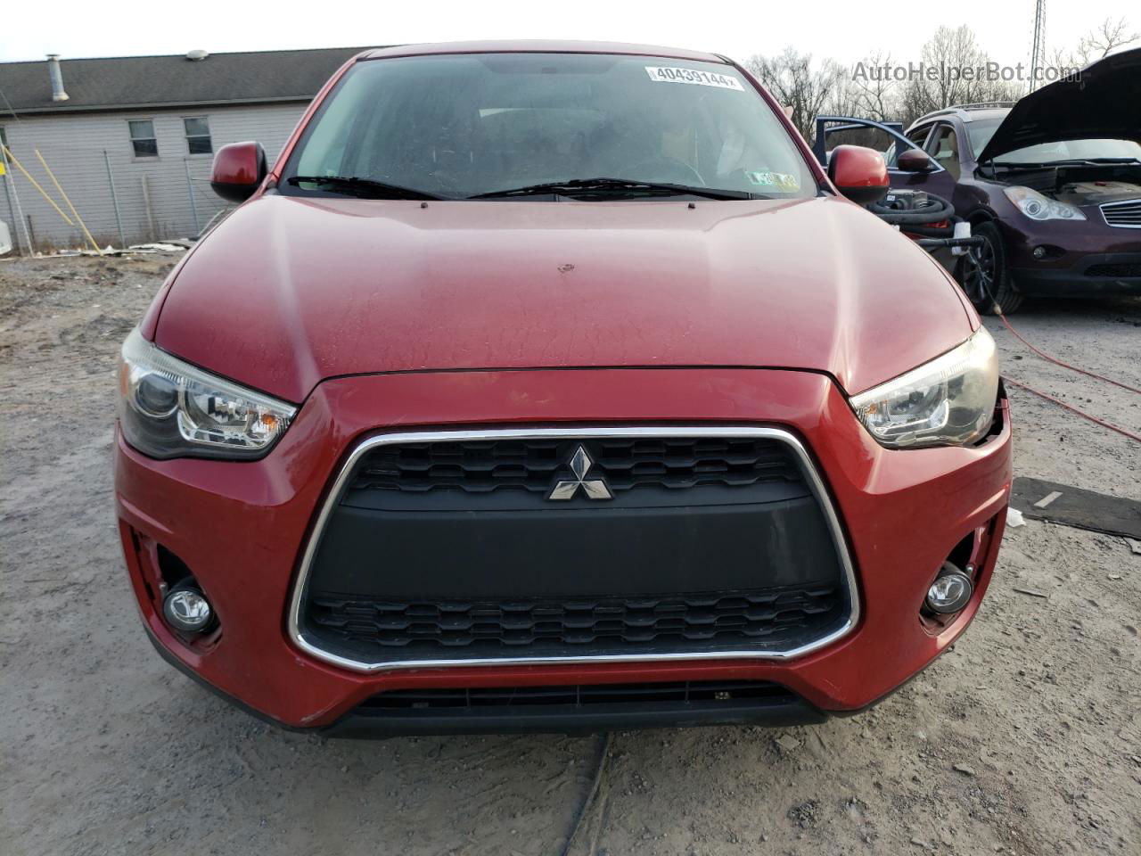 2015 Mitsubishi Outlander Sport Es Бордовый vin: 4A4AP3AWXFE050414