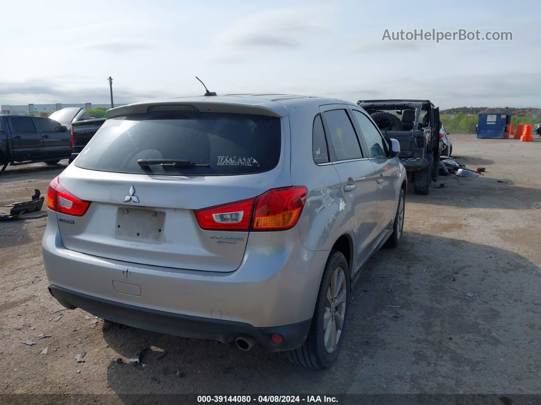 2013 Mitsubishi Outlander Sport Se Silver vin: 4A4AP4AU0DE004821