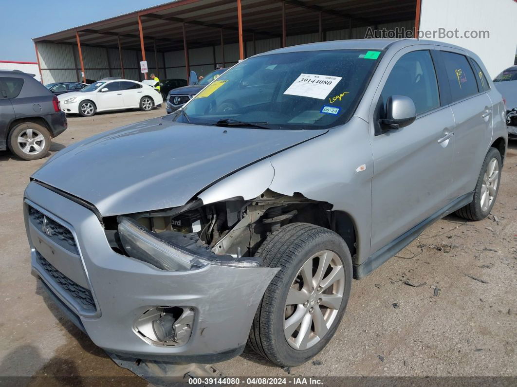 2013 Mitsubishi Outlander Sport Se Silver vin: 4A4AP4AU0DE004821