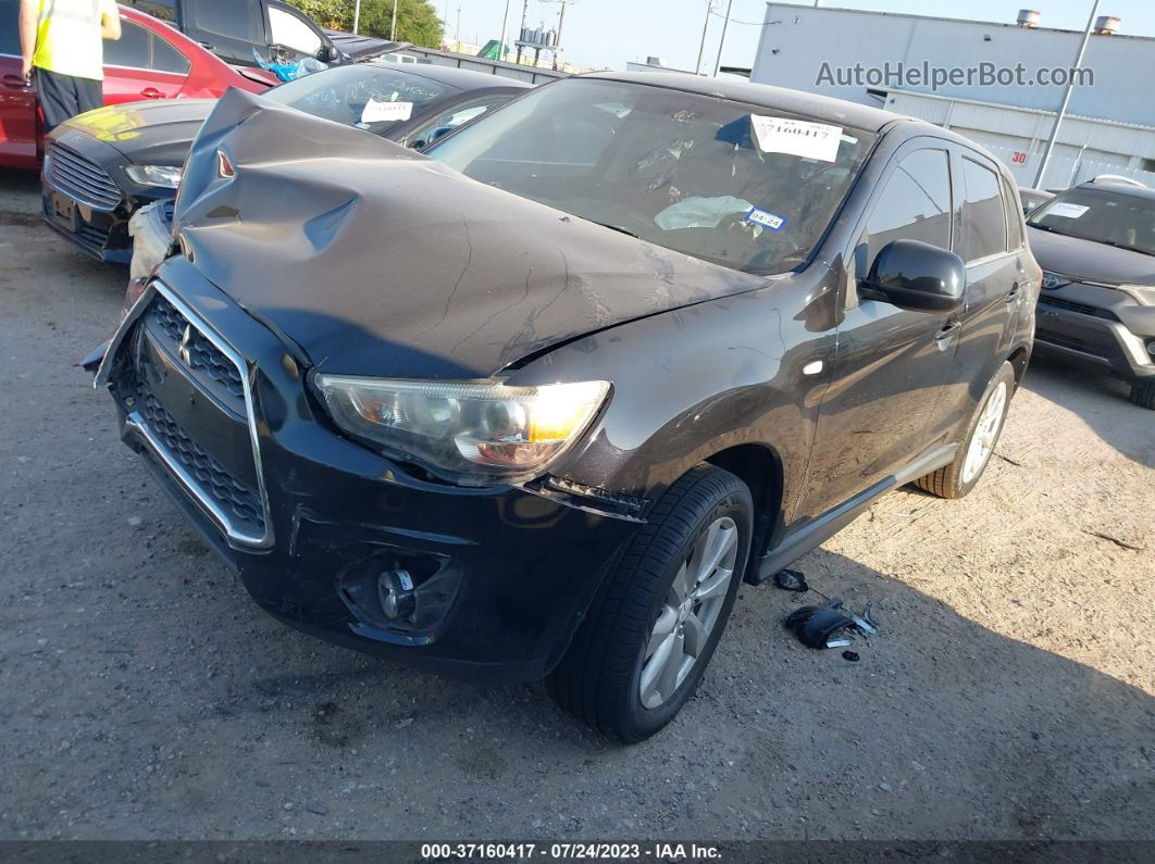 2013 Mitsubishi Outlander Sport Se Черный vin: 4A4AP4AU0DE010506