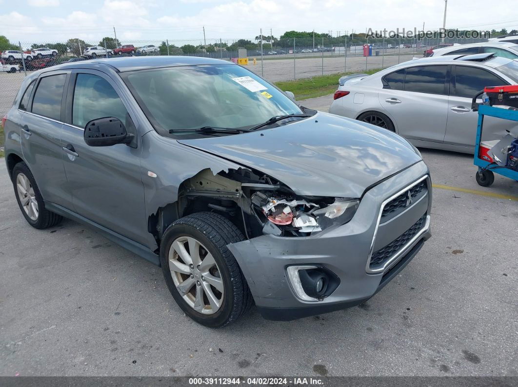 2015 Mitsubishi Outlander Sport Se Gray vin: 4A4AP4AU0FE050541