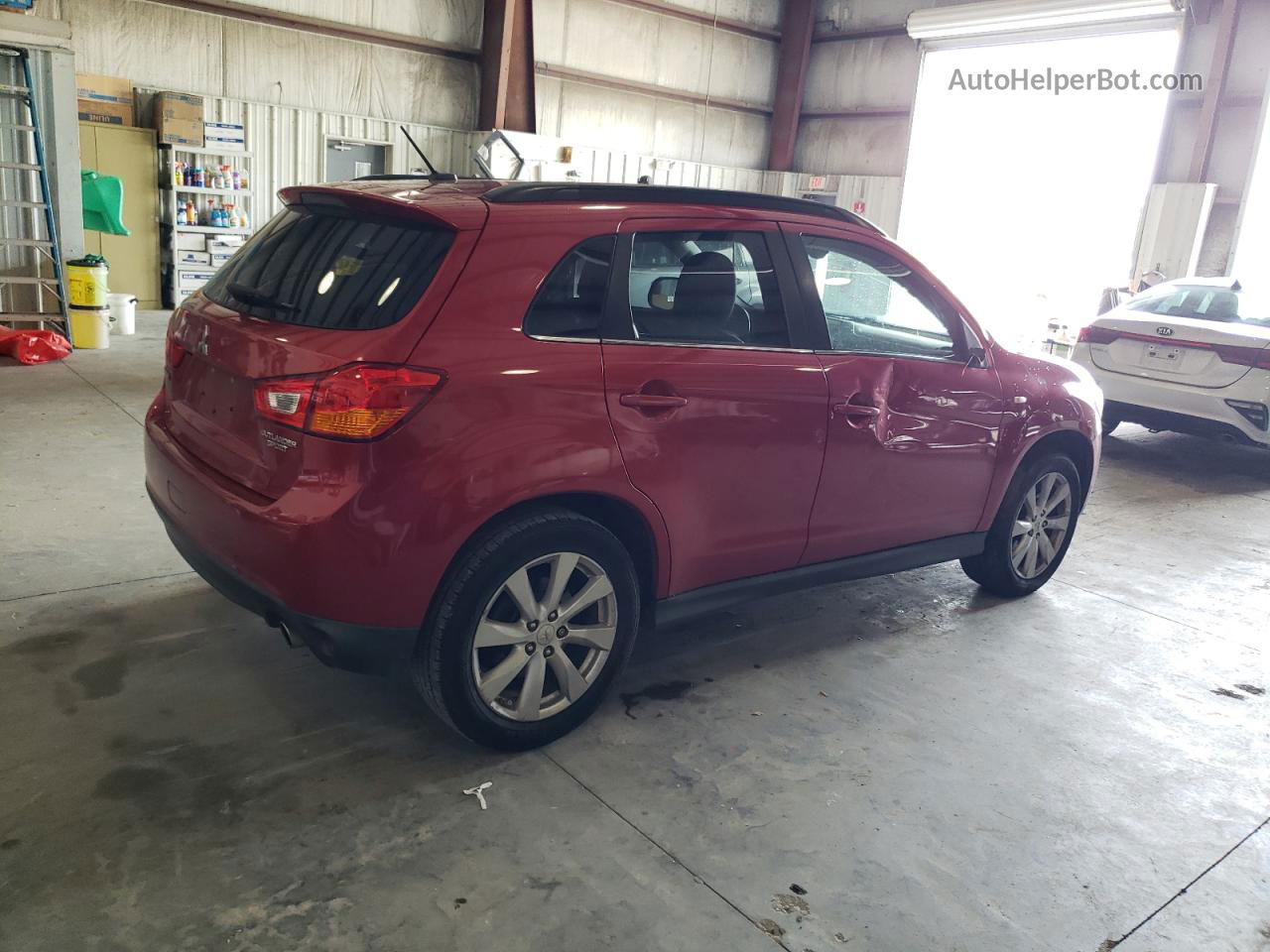 2013 Mitsubishi Outlander Sport Se Red vin: 4A4AP4AU1DE013723