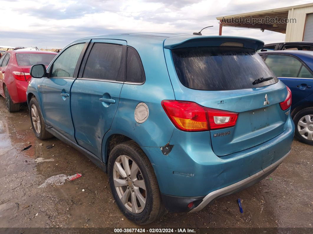 2013 Mitsubishi Outlander Sport Se Teal vin: 4A4AP4AU1DE013916