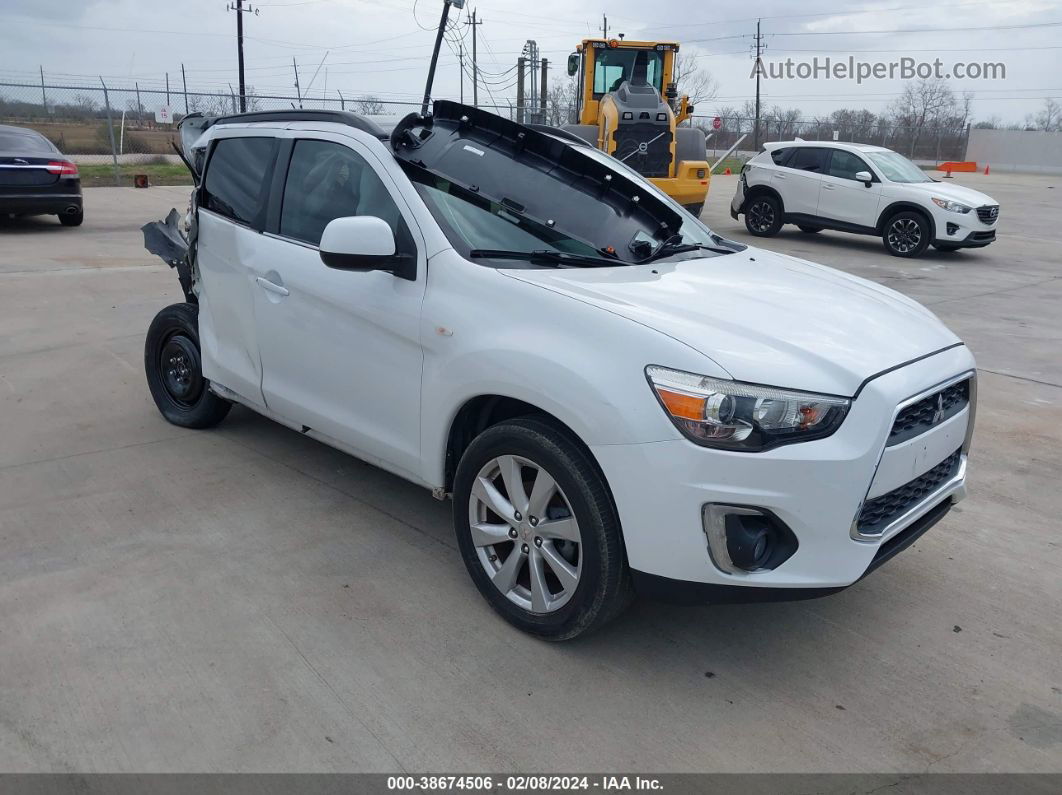 2015 Mitsubishi Outlander Sport Se White vin: 4A4AP4AU1FE009268