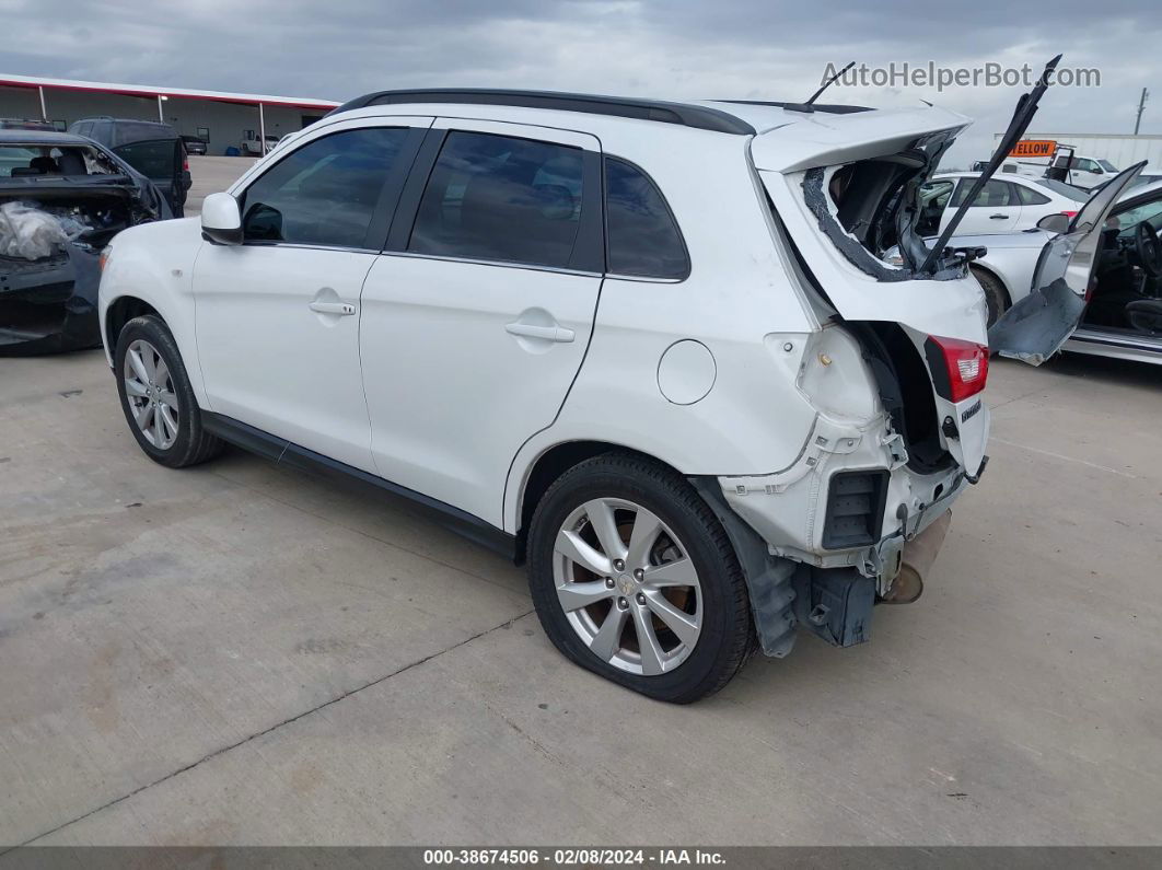 2015 Mitsubishi Outlander Sport Se White vin: 4A4AP4AU1FE009268