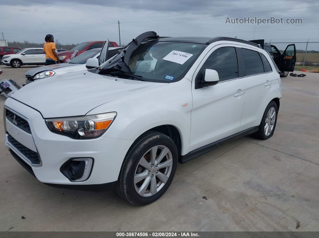 2015 Mitsubishi Outlander Sport Se White vin: 4A4AP4AU1FE009268