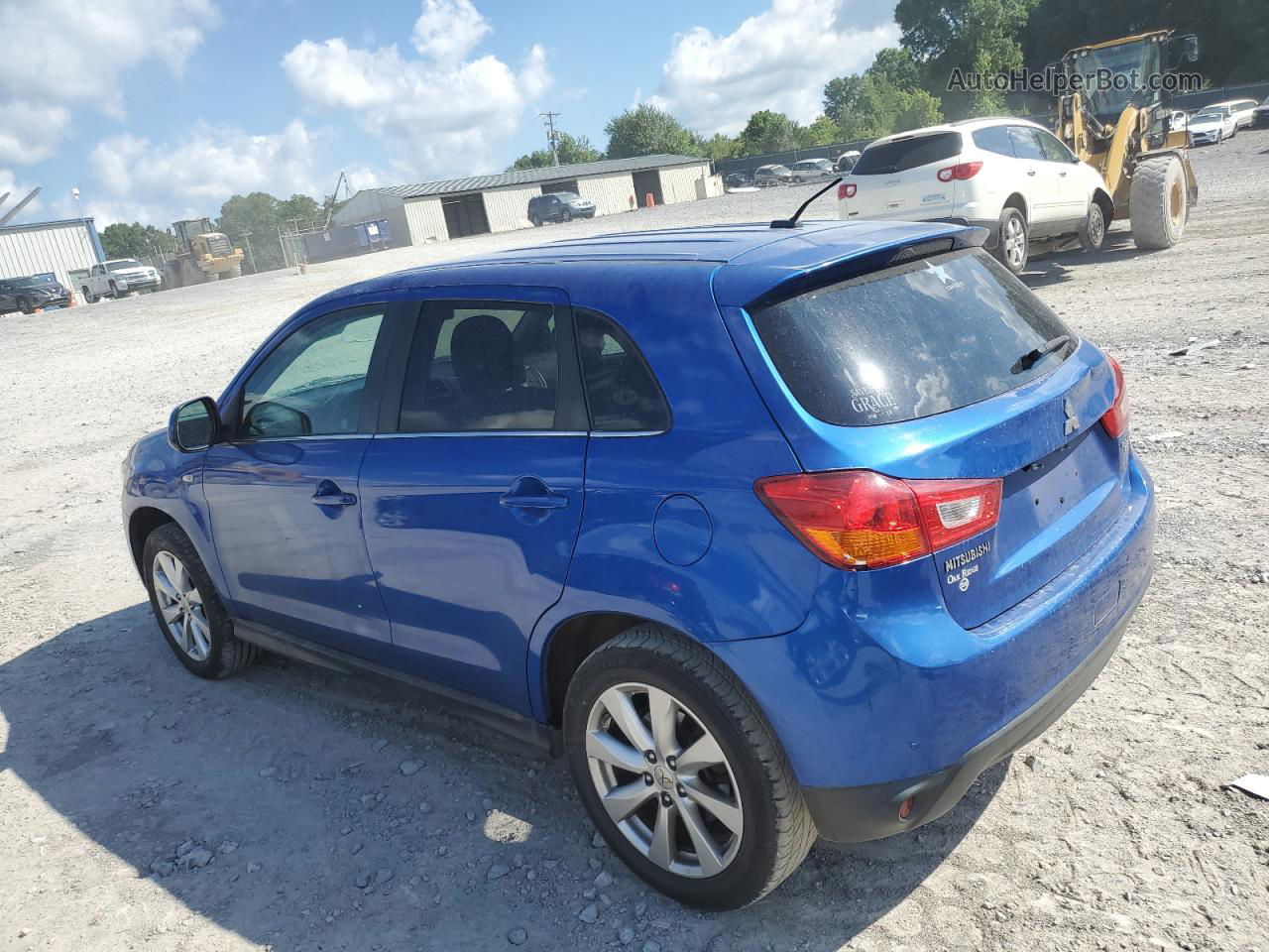 2015 Mitsubishi Outlander Sport Se Blue vin: 4A4AP4AU1FE025373