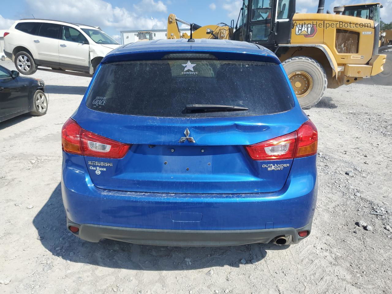 2015 Mitsubishi Outlander Sport Se Blue vin: 4A4AP4AU1FE025373