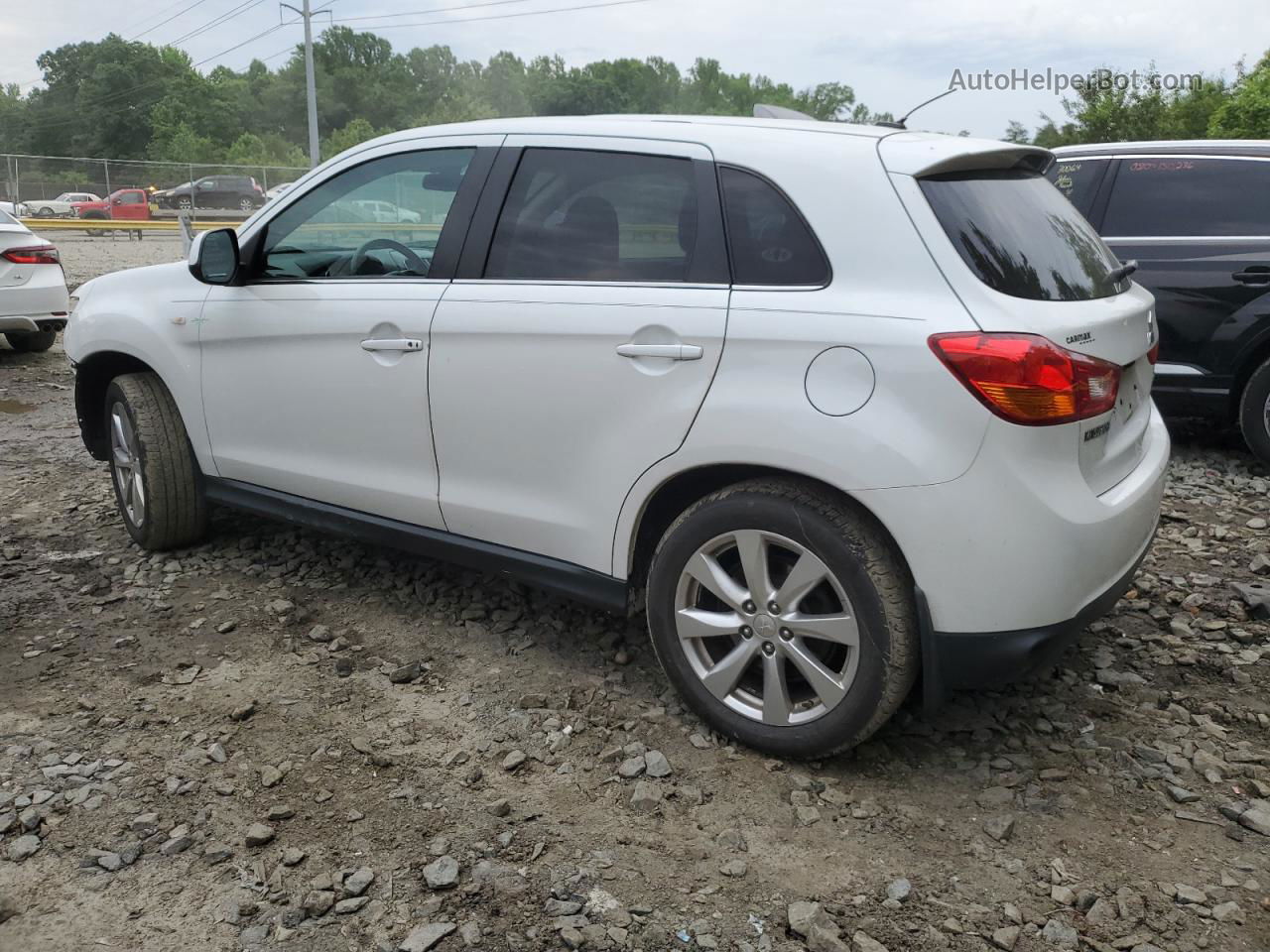 2015 Mitsubishi Outlander Sport Se White vin: 4A4AP4AU1FE036986