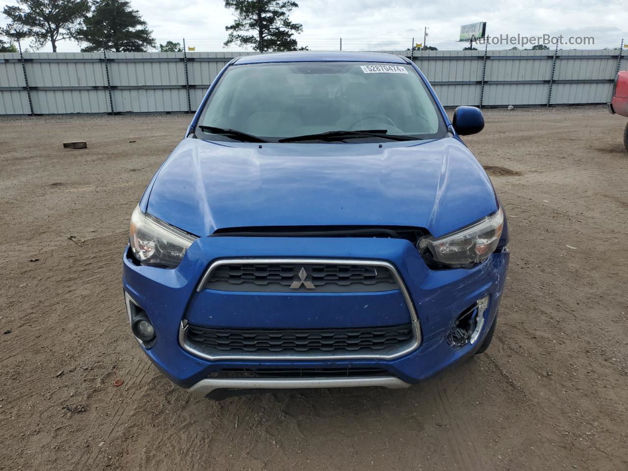 2015 Mitsubishi Outlander Sport Se Blue vin: 4A4AP4AU1FE058423