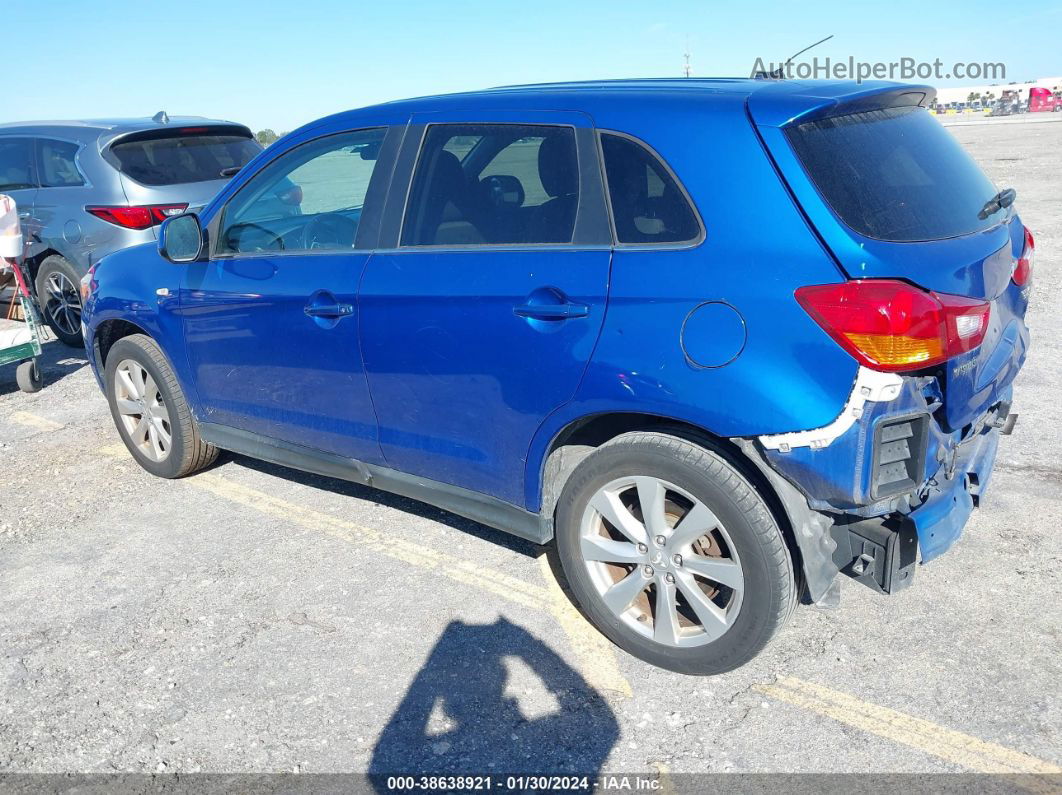 2015 Mitsubishi Outlander Sport Se Blue vin: 4A4AP4AU2FE035975