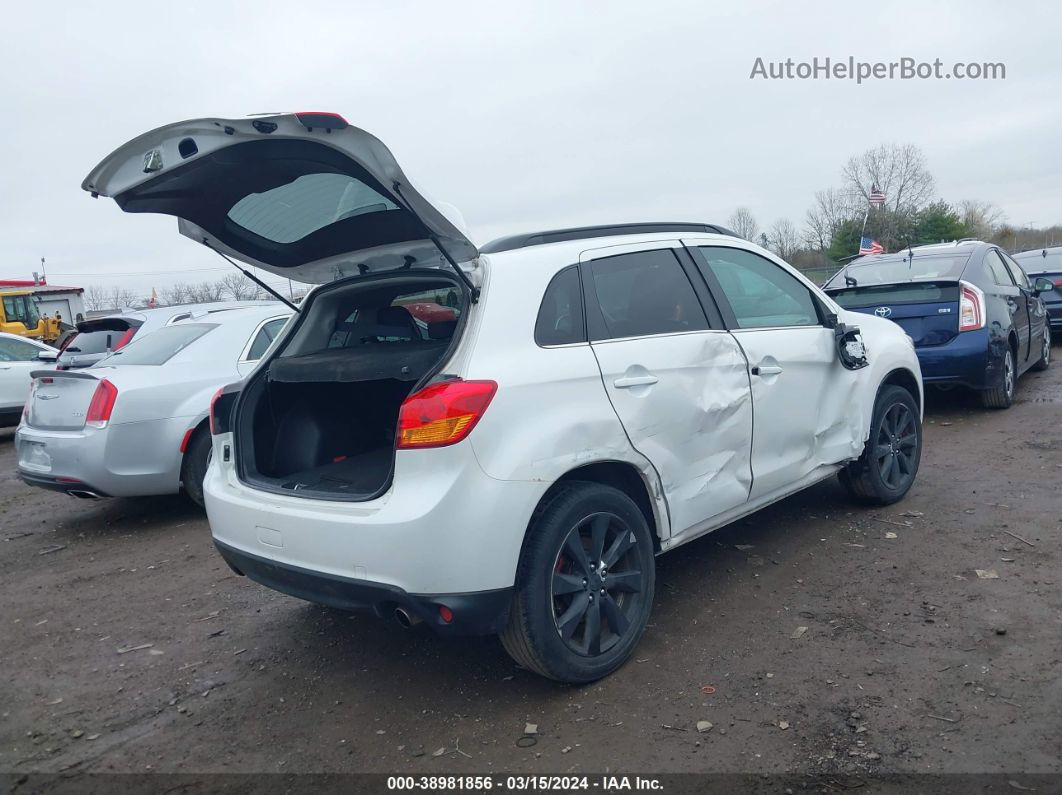 2015 Mitsubishi Outlander Sport Se White vin: 4A4AP4AU2FE045132