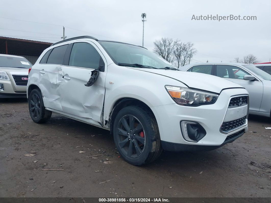 2015 Mitsubishi Outlander Sport Se White vin: 4A4AP4AU2FE045132