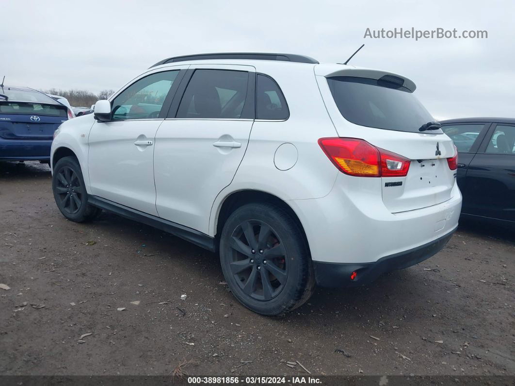 2015 Mitsubishi Outlander Sport Se White vin: 4A4AP4AU2FE045132