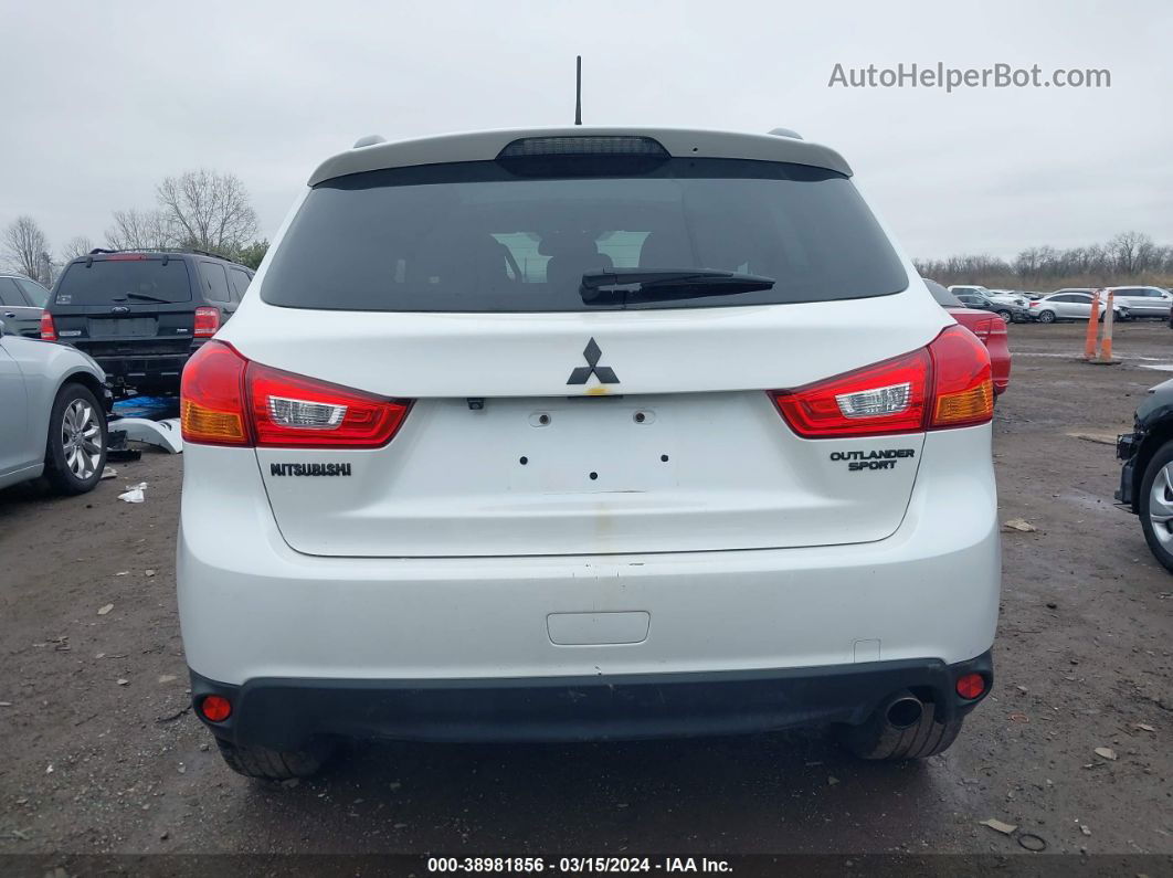 2015 Mitsubishi Outlander Sport Se White vin: 4A4AP4AU2FE045132