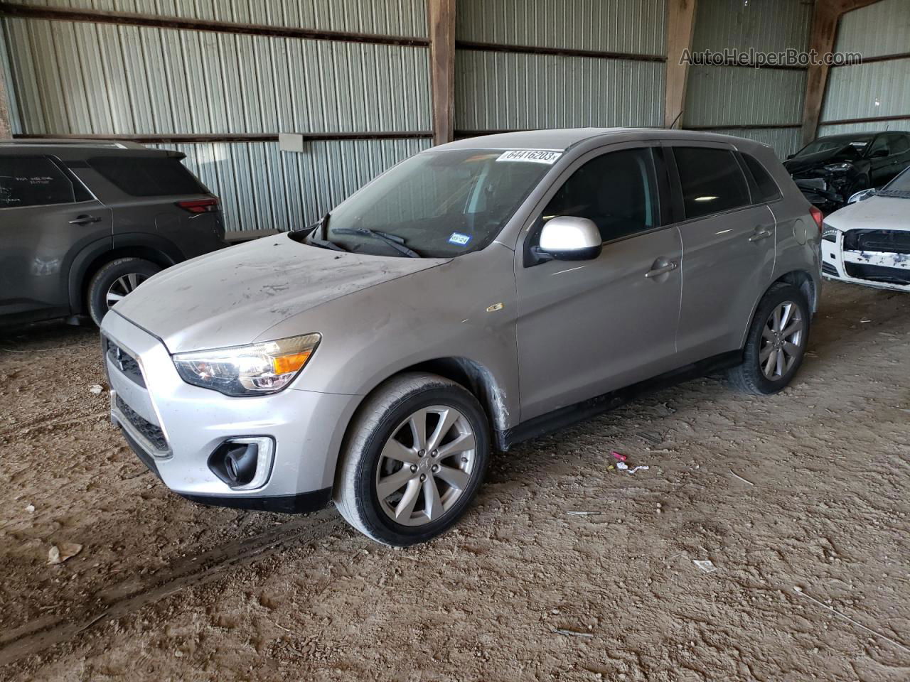 2015 Mitsubishi Outlander Sport Se Silver vin: 4A4AP4AU2FE051836