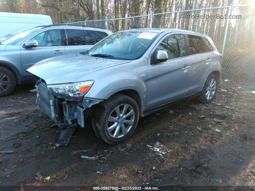 2015 Mitsubishi Outlander Sport Se Серебряный vin: 4A4AP4AU2FE053862