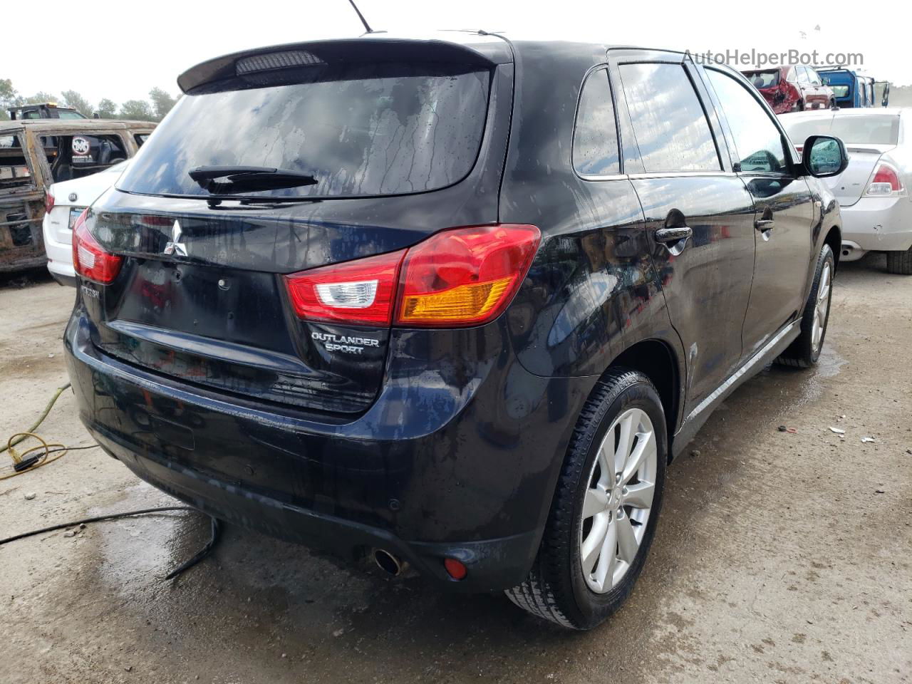 2015 Mitsubishi Outlander Sport Se Black vin: 4A4AP4AU2FE055384