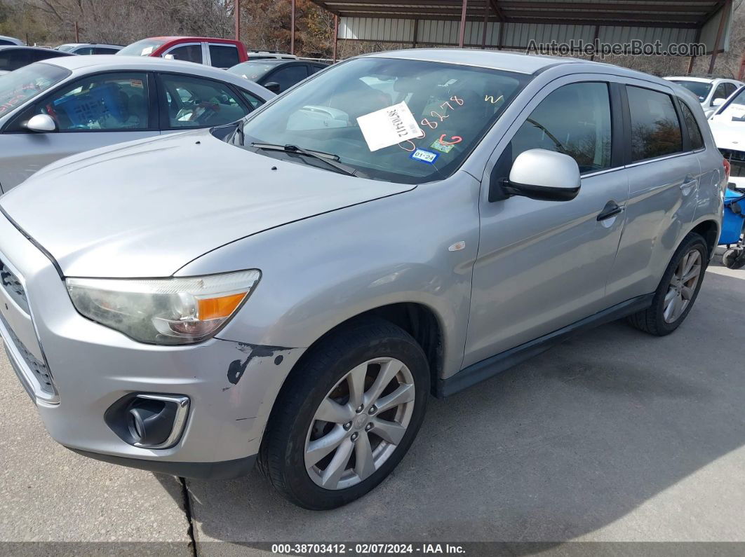 2013 Mitsubishi Outlander Sport Se Silver vin: 4A4AP4AU3DE008278