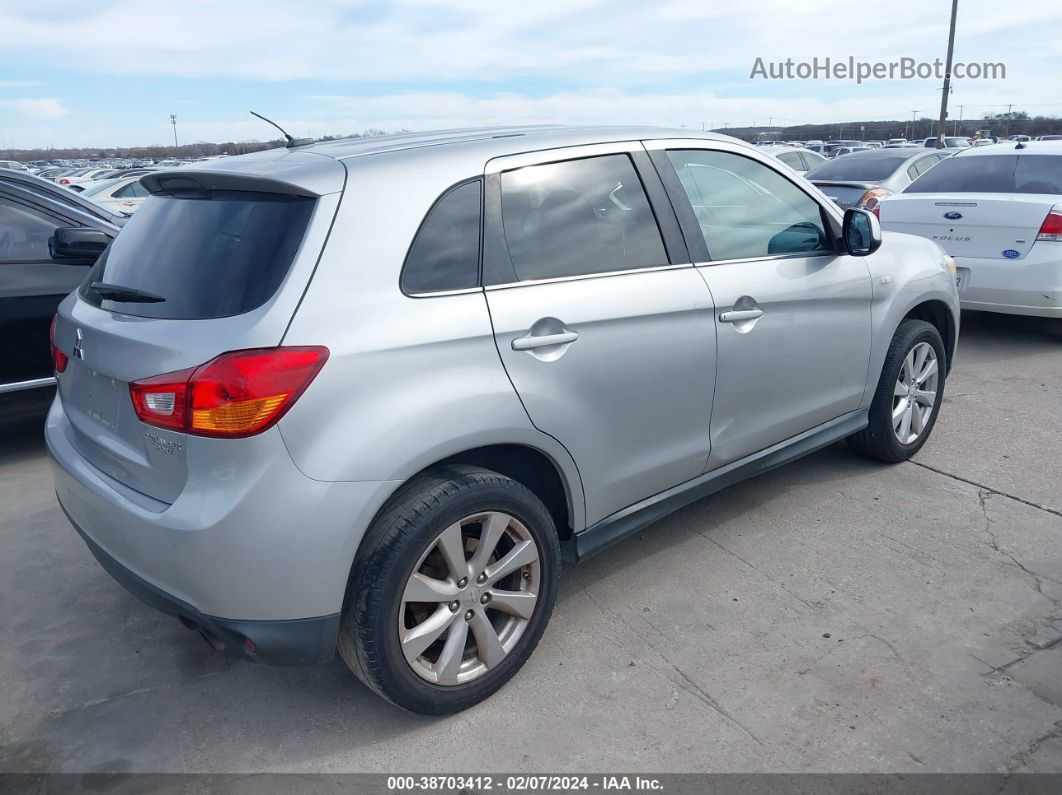 2013 Mitsubishi Outlander Sport Se Silver vin: 4A4AP4AU3DE008278