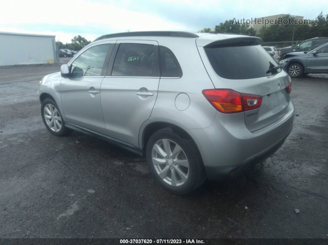 2013 Mitsubishi Outlander Sport Se Серебряный vin: 4A4AP4AU3DE018504