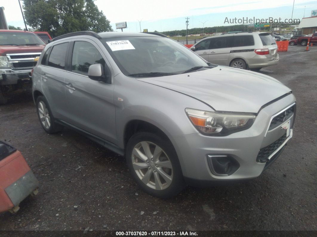 2013 Mitsubishi Outlander Sport Se Silver vin: 4A4AP4AU3DE018504