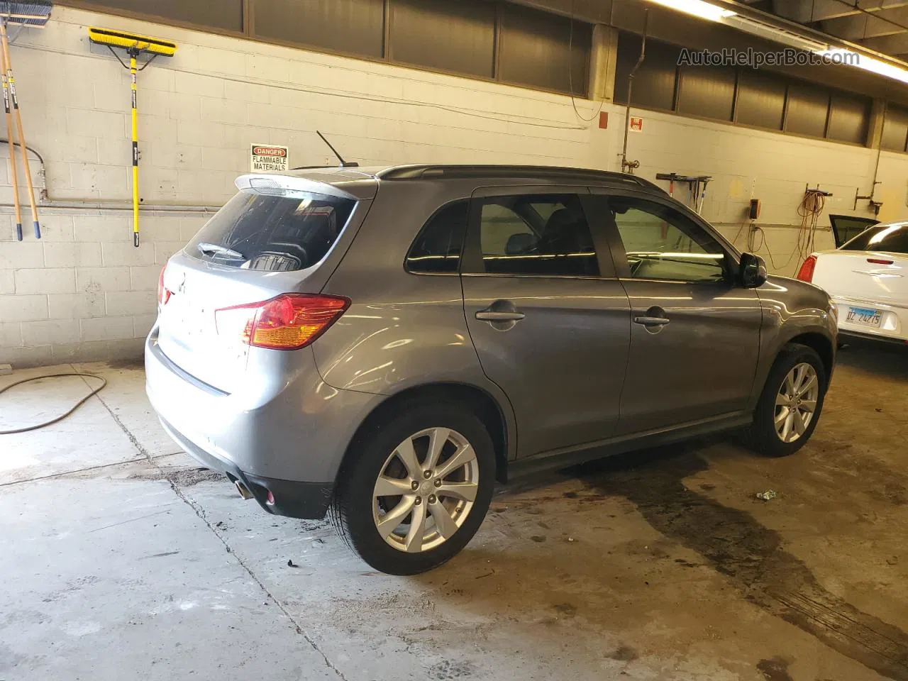 2014 Mitsubishi Outlander Sport Se Silver vin: 4A4AP4AU3EE005964