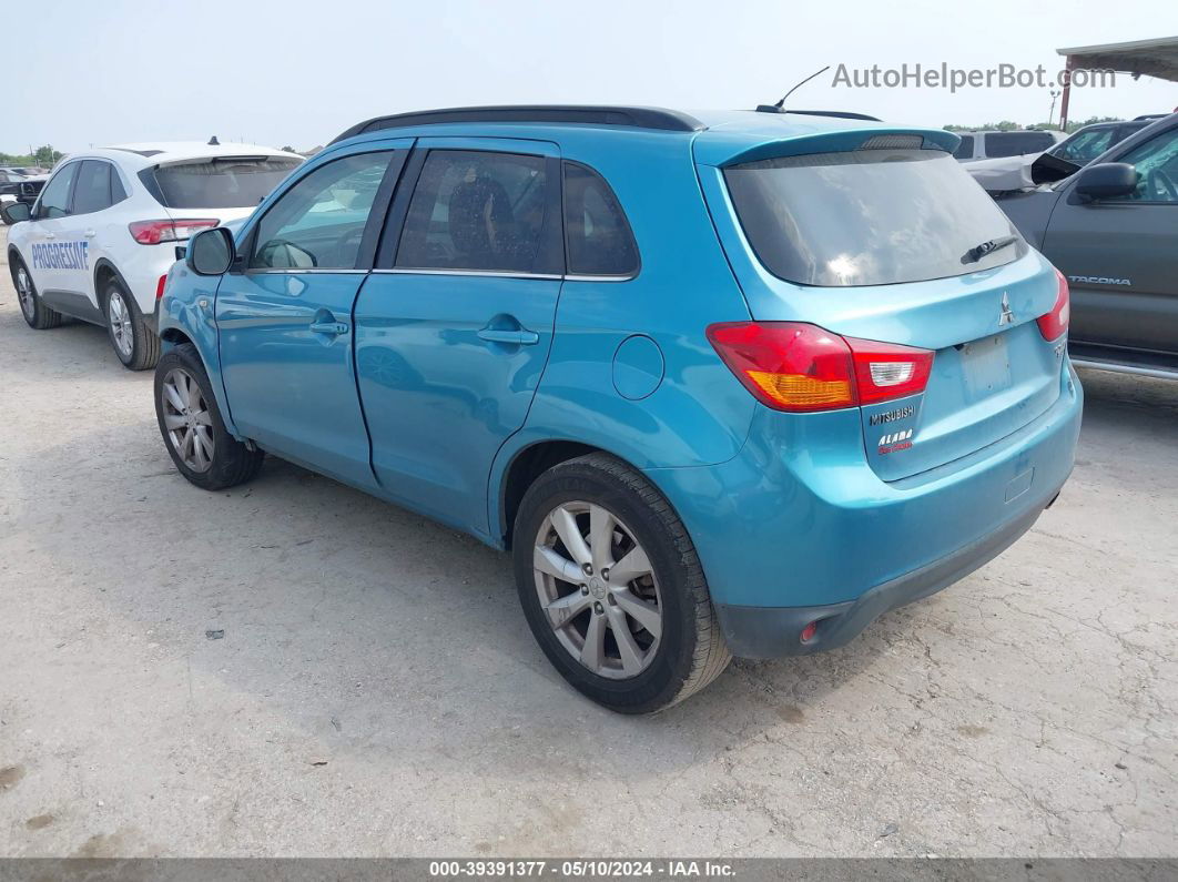 2013 Mitsubishi Outlander Sport Se Синий vin: 4A4AP4AU4DE007351