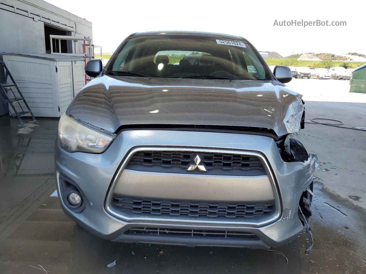 2014 Mitsubishi Outlander Sport Se Gray vin: 4A4AP4AU4EE020988