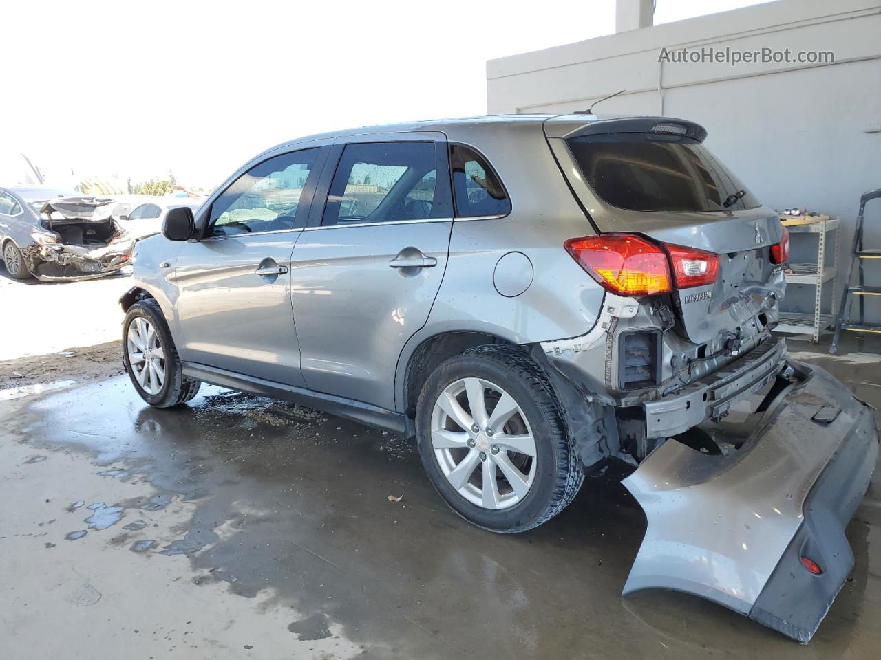 2014 Mitsubishi Outlander Sport Se Серый vin: 4A4AP4AU4EE020988