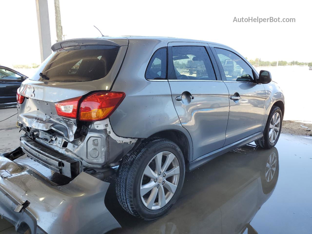 2014 Mitsubishi Outlander Sport Se Gray vin: 4A4AP4AU4EE020988