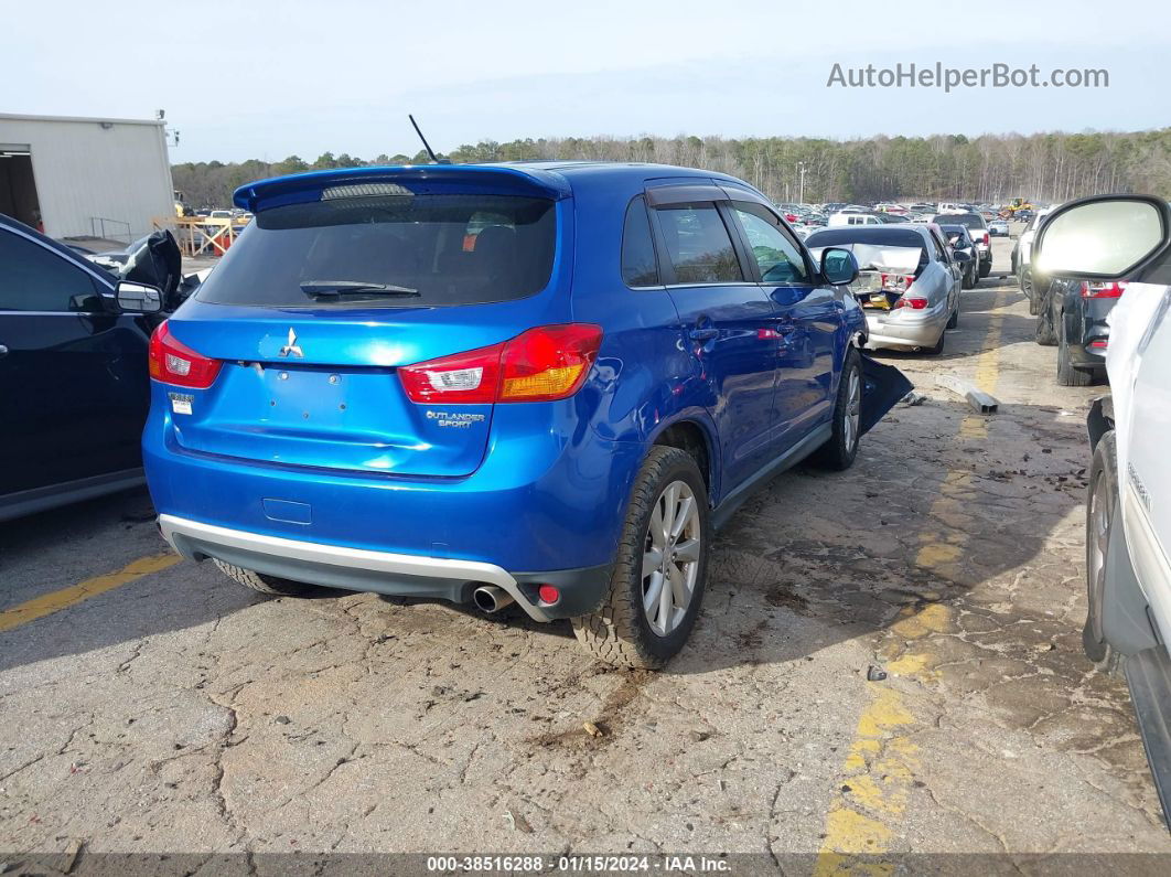 2015 Mitsubishi Outlander Sport Se Blue vin: 4A4AP4AU4FE018319