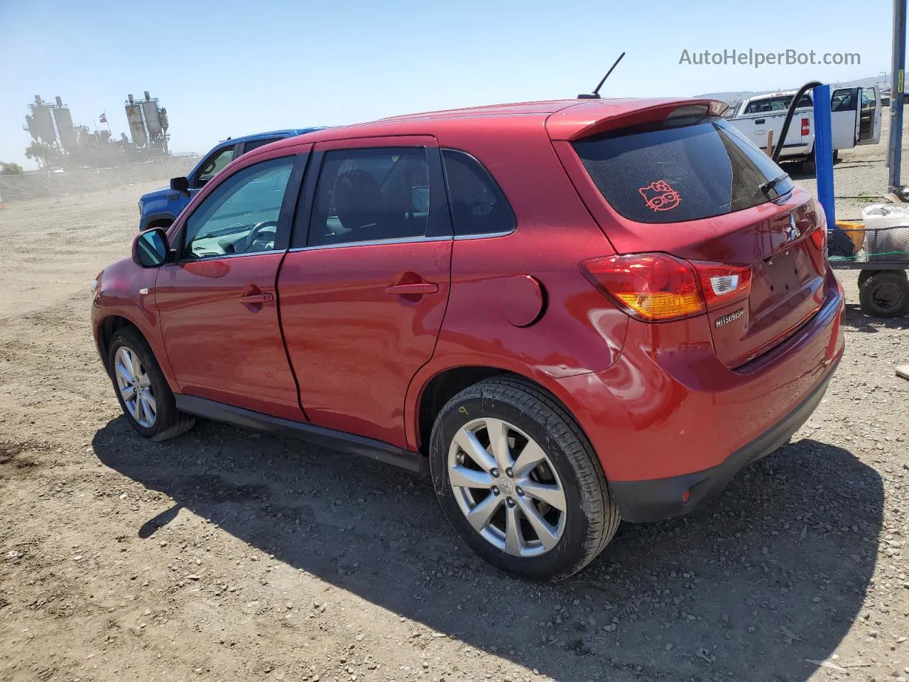 2015 Mitsubishi Outlander Sport Se Красный vin: 4A4AP4AU4FE062420