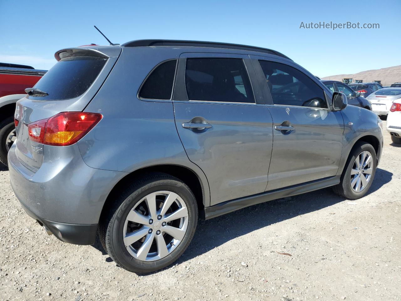 2013 Mitsubishi Outlander Sport Se Gray vin: 4A4AP4AU5DE006998