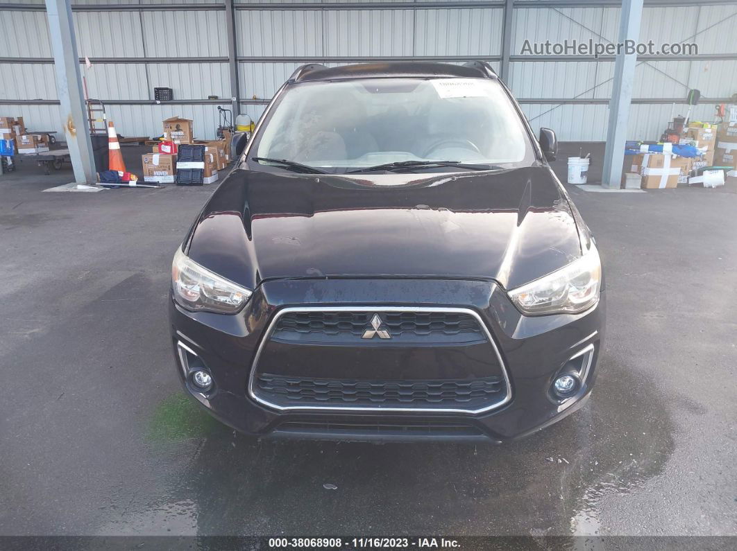 2013 Mitsubishi Outlander Sport Se Черный vin: 4A4AP4AU5DE015166