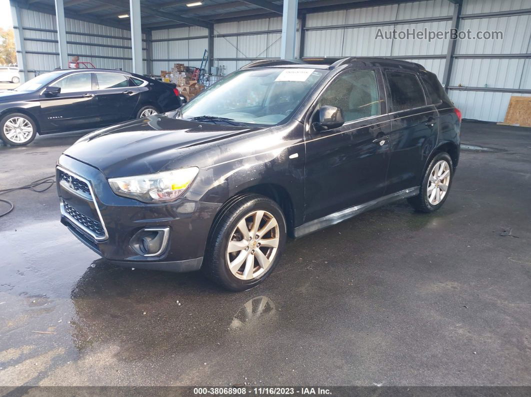 2013 Mitsubishi Outlander Sport Se Black vin: 4A4AP4AU5DE015166