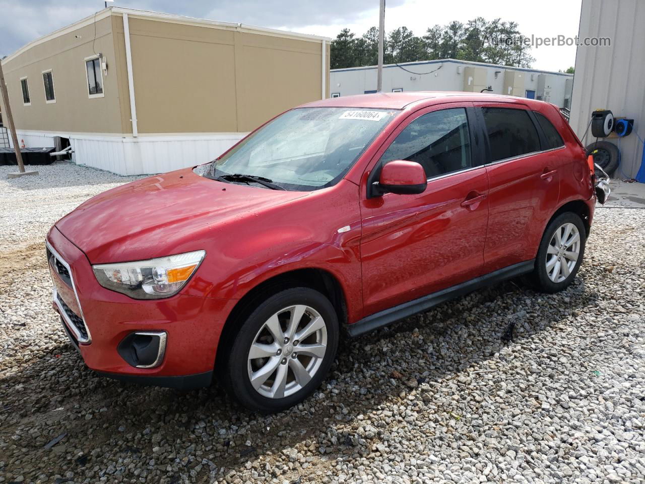 2014 Mitsubishi Outlander Sport Se Maroon vin: 4A4AP4AU5EE008879