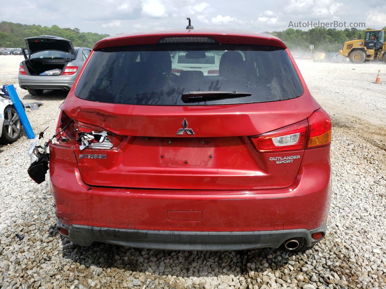 2014 Mitsubishi Outlander Sport Se Maroon vin: 4A4AP4AU5EE008879