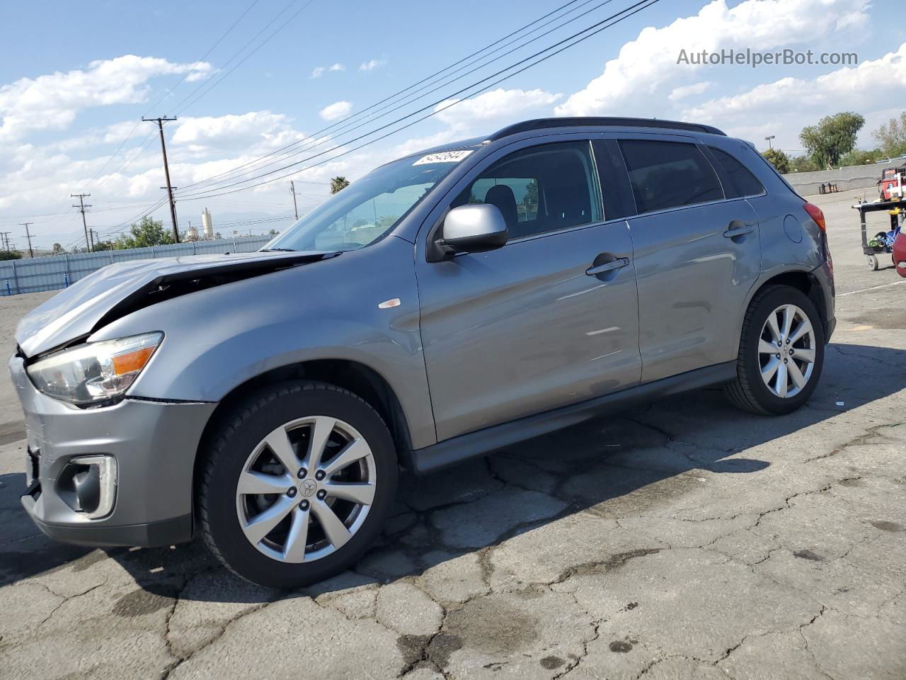 2015 Mitsubishi Outlander Sport Se Угольный vin: 4A4AP4AU5FE015123