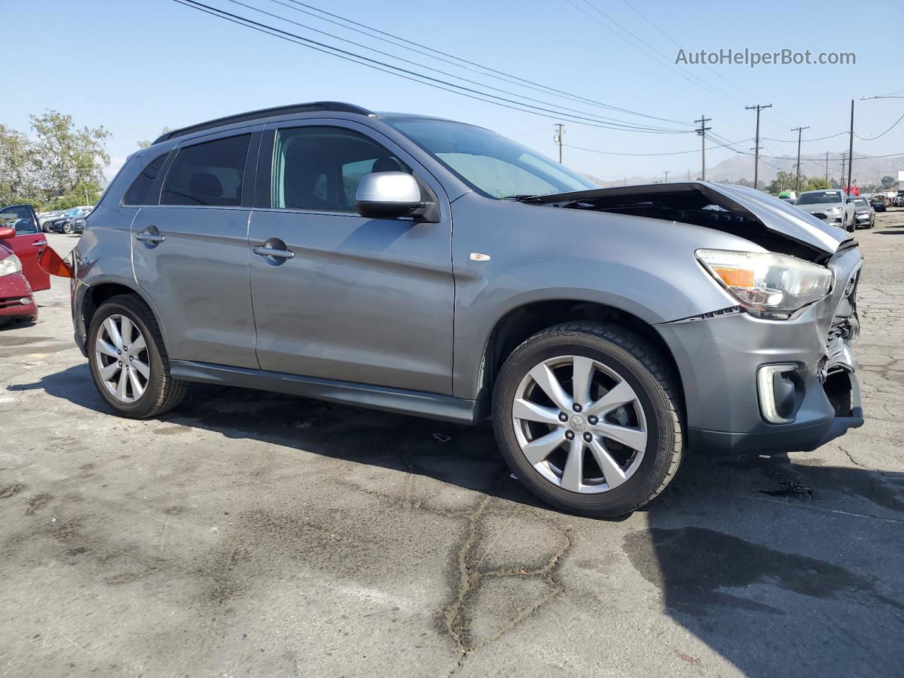 2015 Mitsubishi Outlander Sport Se Charcoal vin: 4A4AP4AU5FE015123