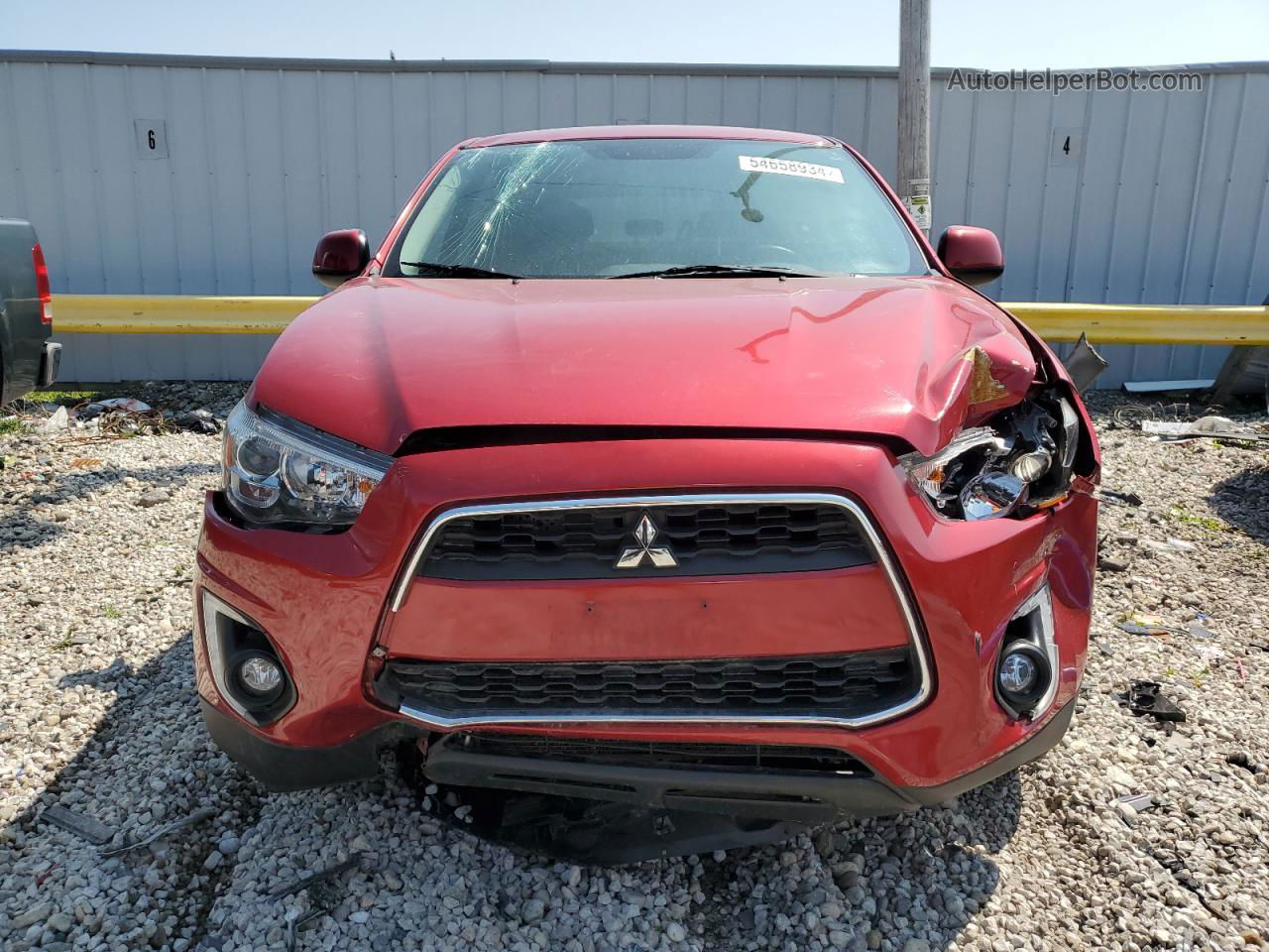 2015 Mitsubishi Outlander Sport Se Maroon vin: 4A4AP4AU5FE035713