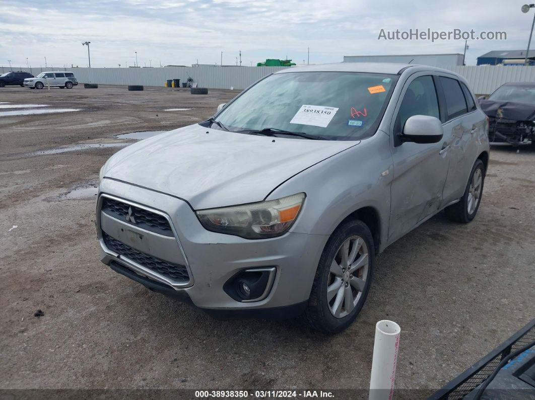 2013 Mitsubishi Outlander Sport Se Серебряный vin: 4A4AP4AU6DE022966