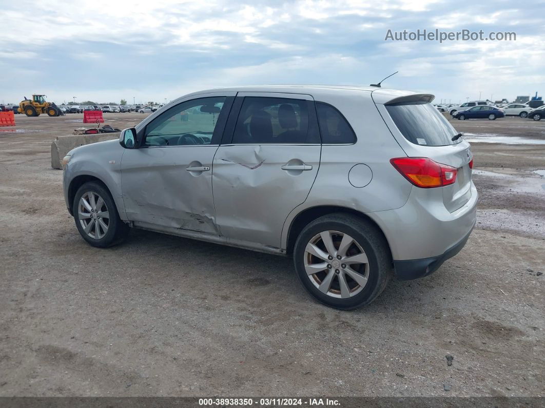 2013 Mitsubishi Outlander Sport Se Серебряный vin: 4A4AP4AU6DE022966