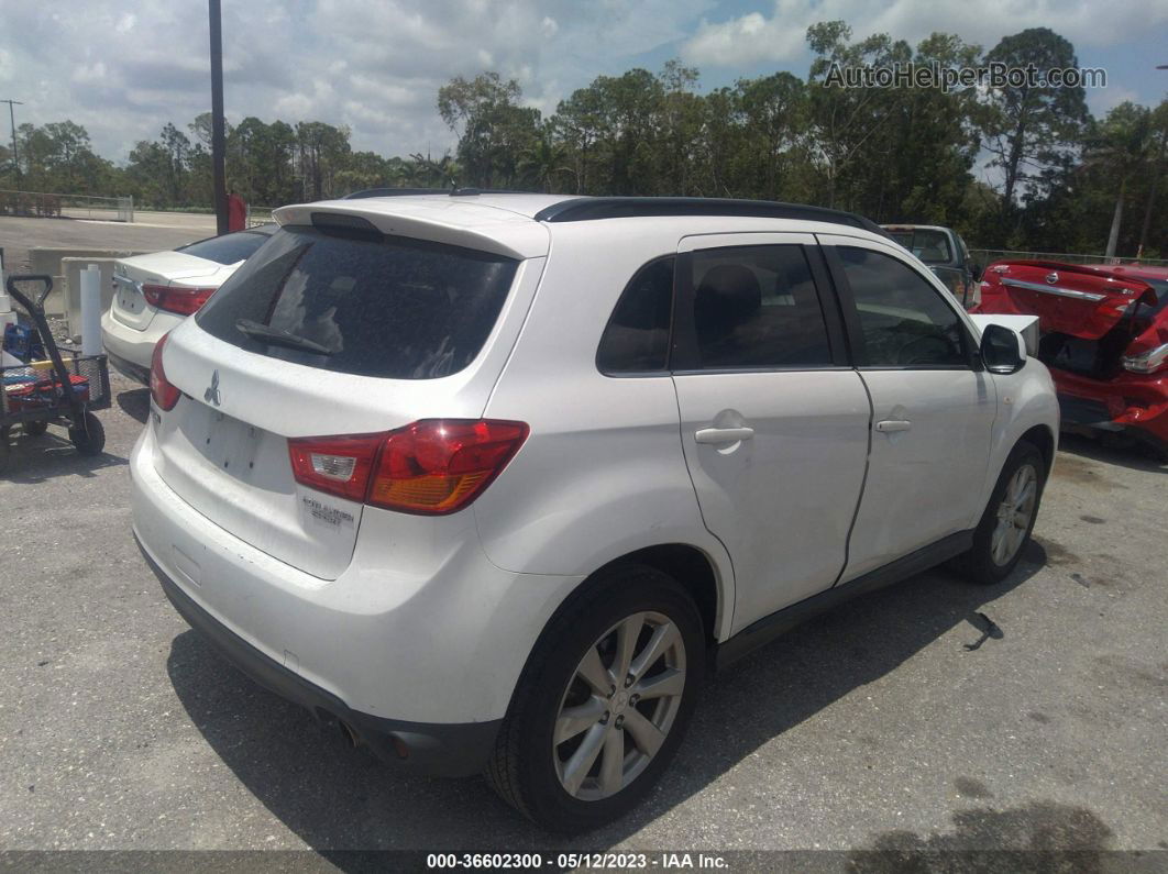 2015 Mitsubishi Outlander Sport Se White vin: 4A4AP4AU6FE010223