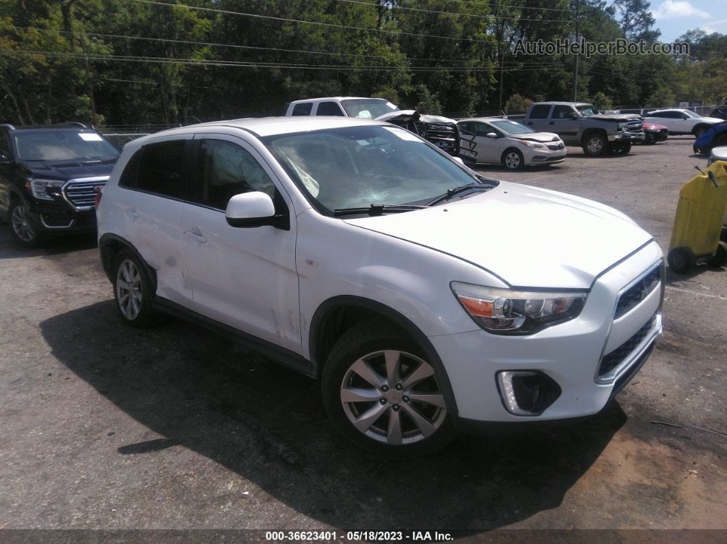 2015 Mitsubishi Outlander Sport Se Белый vin: 4A4AP4AU6FE051550